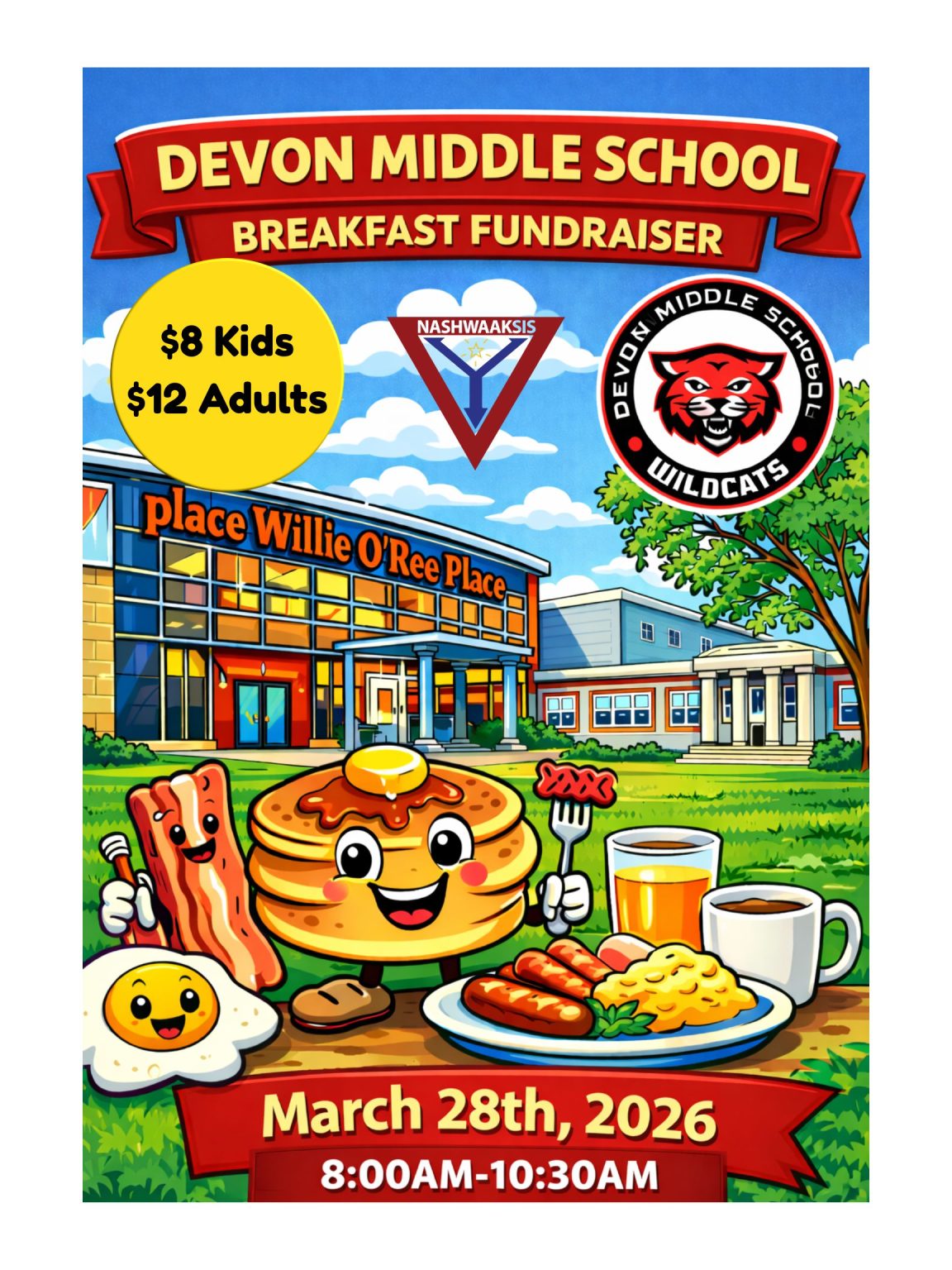 MARK YOUR CALENDARS! THIS Saturday, March 28th DMS Breakfast Fundraiser ...